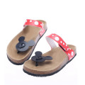 Fashion Hot sale Women Cork Sole Slippers Ladies Flat Thong Sandals Flip flops